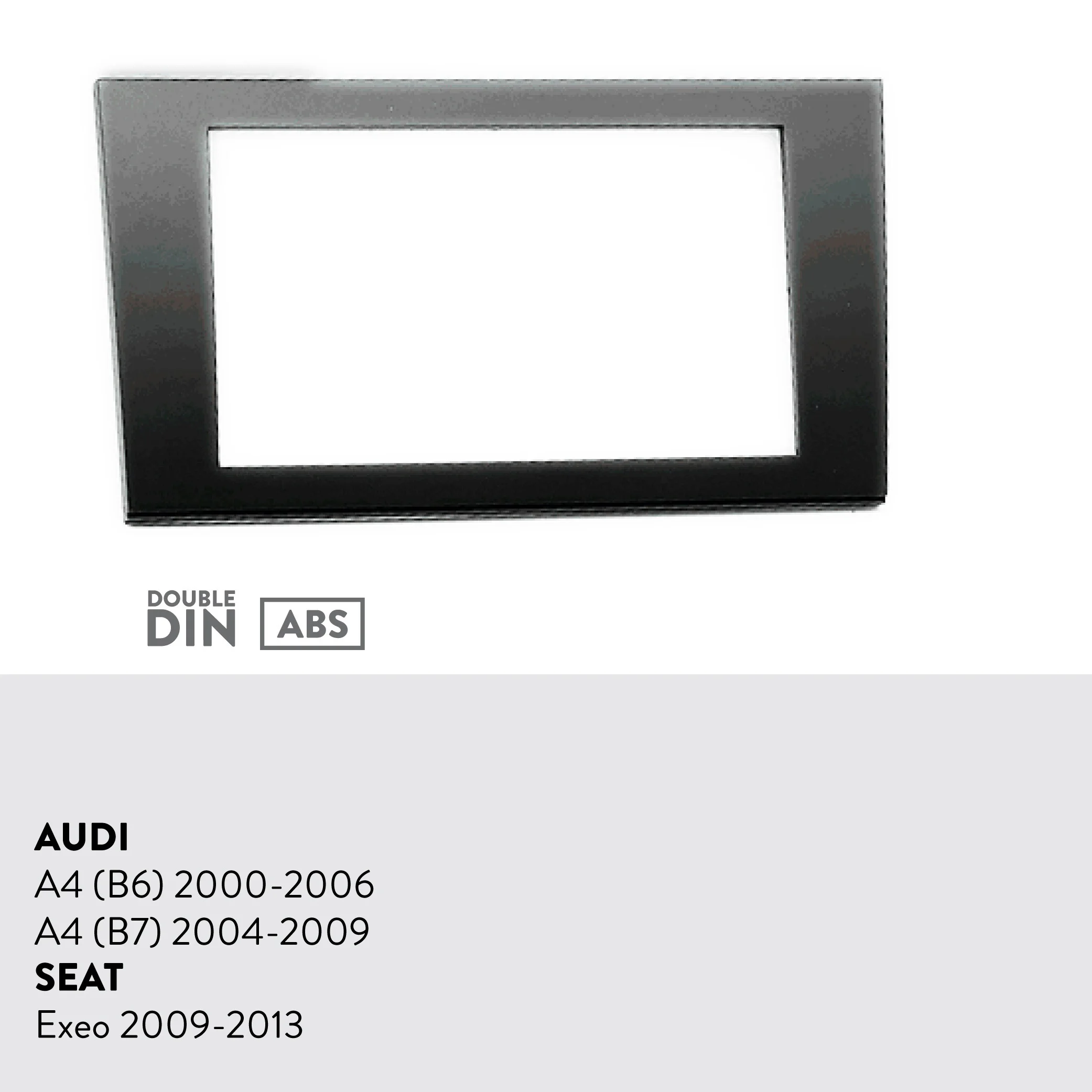 Автомобильная фасция Радио панель для Audi A4 (B6) 2000 2006 (B7) 2004 2009 Seat Exeo 2013 рамка набор