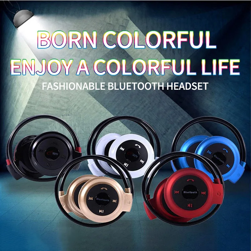 

Mini 503 Wireless Sports Bluetooth Headset Call FM Radio TF Card Stereo Long Standby Bluetooth 3.0 Wireless Call