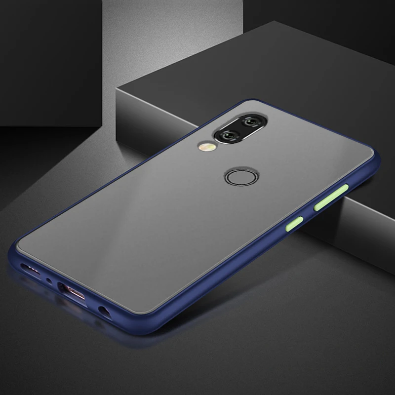 Чехол для Xiaomi Redmi 7A 7 матовый прозрачный роскошный ударопрочный жесткий акриловый