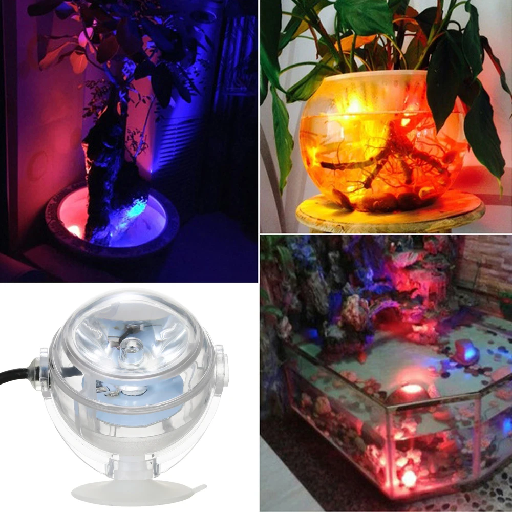 5V Colorful Aquarium LED Lighting Waterproof Submersible Light Underwater Electronic Fish Tank Lamp EU | Дом и сад