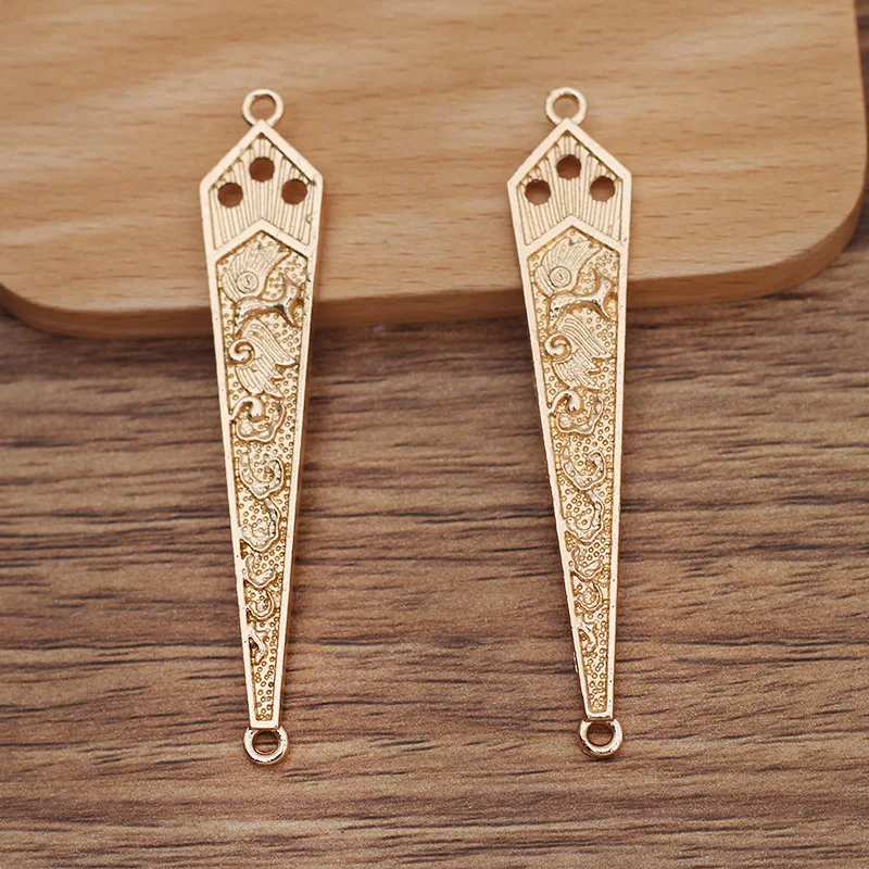 Новинка 2022 подвески для сережек 14*75 мм 4 Φ цинковый сплав аксессуары ювелирных