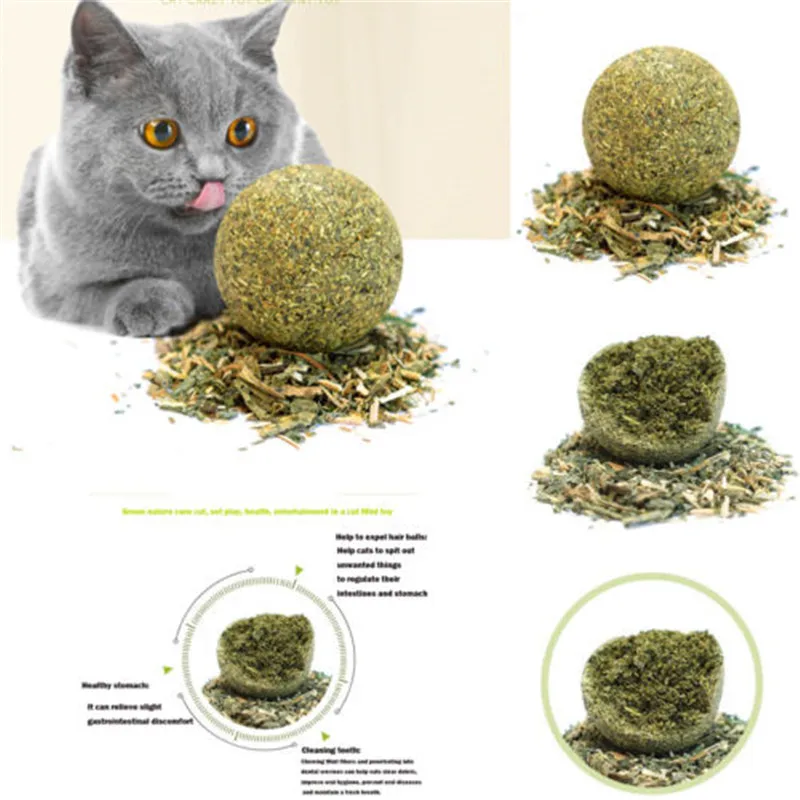 Новинка 1 предмет естественного здоровья мяч С Кошачьей Мятой Cat трава для