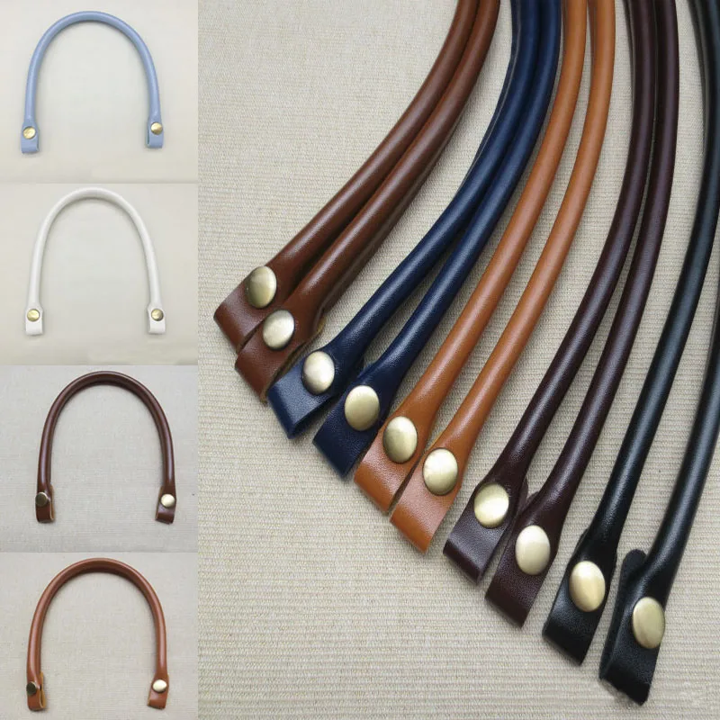 

1PC 40cm Detachable O Bag Handles PU Leather Bag Handles Lady Shoulder Bag Handbag Strap DIY Bag Belt Accessories For Bags