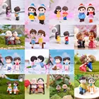 Миниатюрный стул для влюбленных, экшн-фигурки сделай сам для пар, домиков, животных, сказочных деревьев, сада, декор микро-ландшафта, террариума, 2 шт.