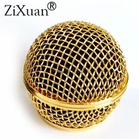 high quality replacement ball head mesh microphone grille for shure sm 58 sm58s sm58lc accessories