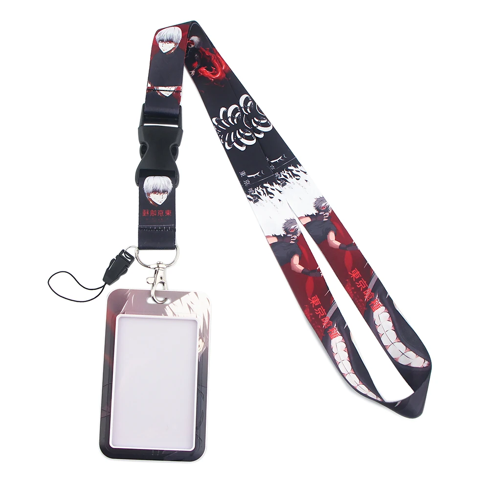 

JF310 Anime Ghost Neck Straps Lanyards for key ID Card Pass Gym Cellphone USB badge holder DIY Hanging Rope