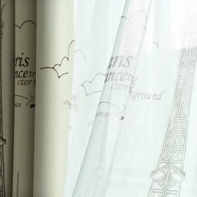 Европа и Америка телефон в Париже Железная Ткань для гостиной Φ WP288 # WS|Занавески| |