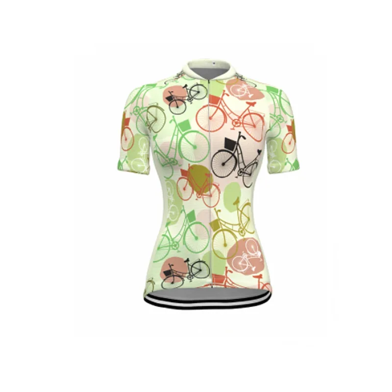 

Летняя велосипедная Джерси, Женская дышащая спортивная куртка с фруктами для свежих прогулок, командная одежда для горного велосипеда