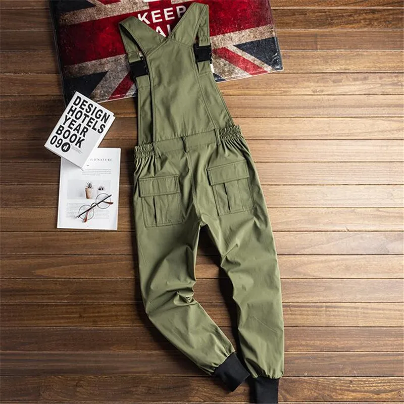 Модный мужской джинсовый комбинезон KIMSERE с несколькими карманами спецодежда