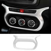 abs center console dashboard ac air condition switch button panel cover trim for jeep renegade bu 2015 2016 2017 2018 2019 2020