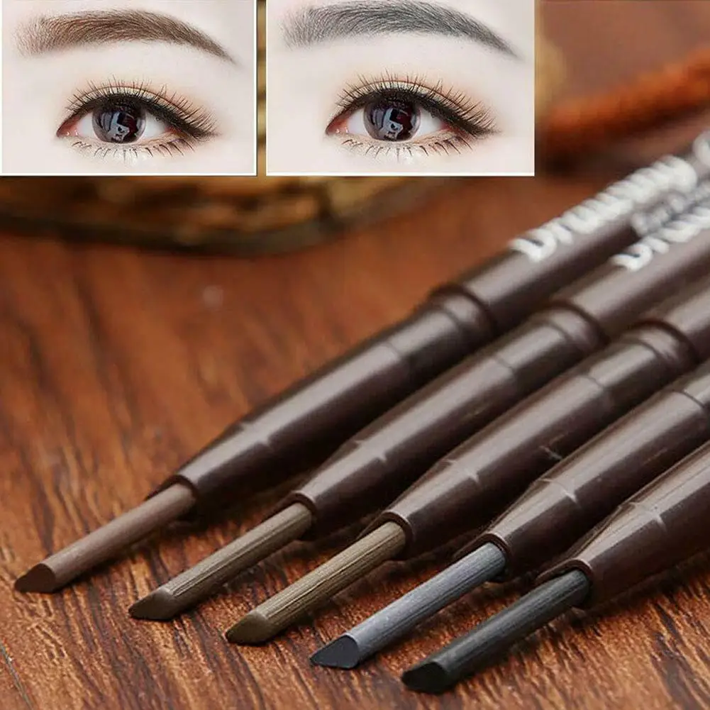 

Double Heads Automatic Eyebrow Pencil Waterproof Long-lasting Pen Tools Brush Makeup Eye Cosmetics Eyebrow With Makeup M1S8