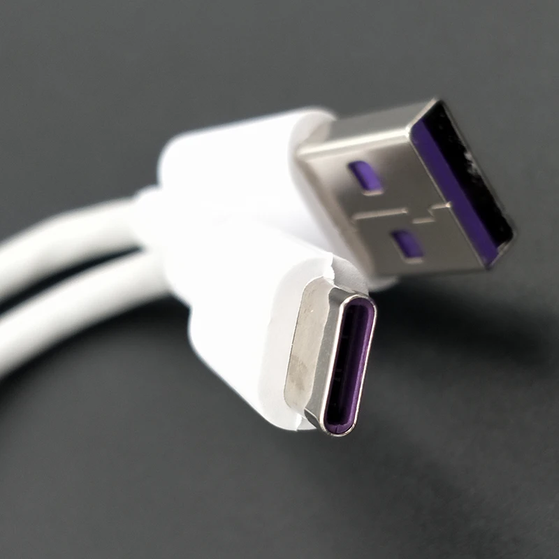 100% оригинальный кабель для Huawei 5A синхронизации линии Supercharge Type-C P40 P30 P20 P10 Pro P9 Plus V8