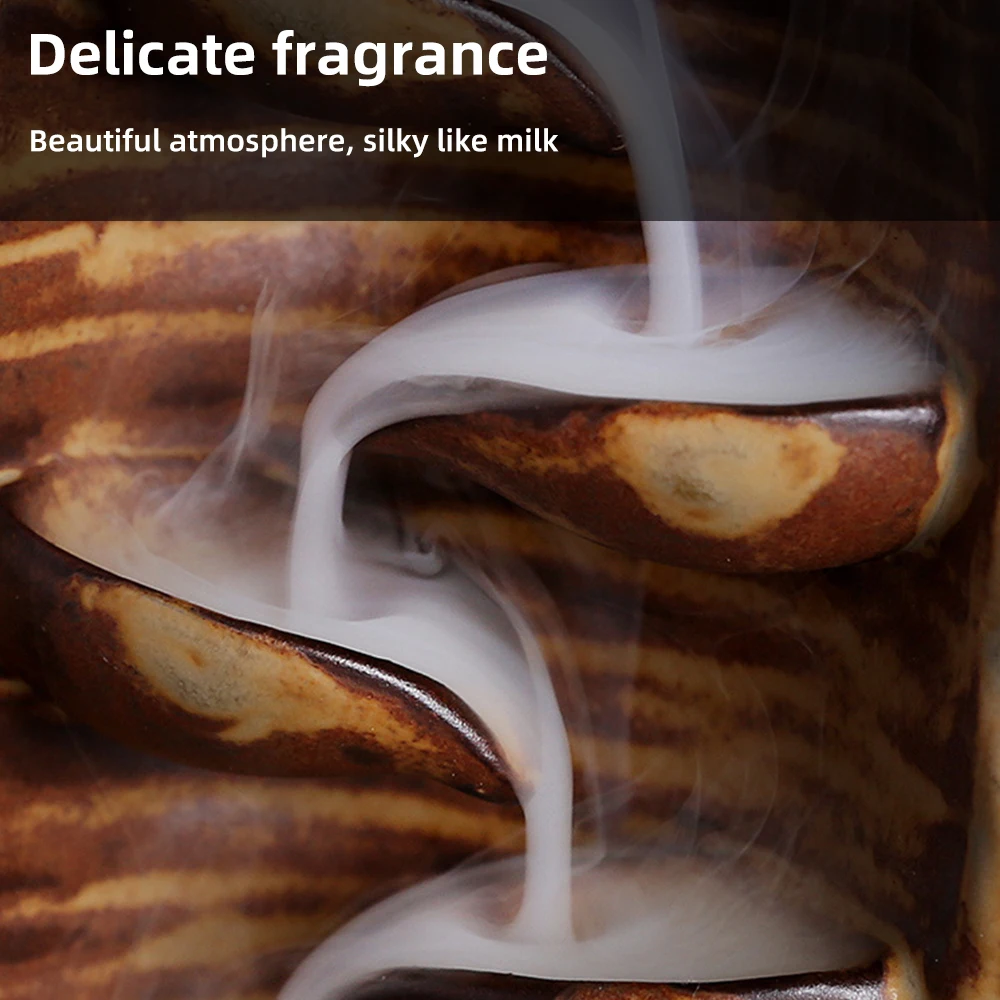 Керамическая курильница для благовоний с левой и правой стороны|Благовония