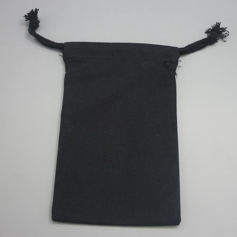 25 шт. Пользовательский логотип напечатанный черный хлопковый холст сумка на