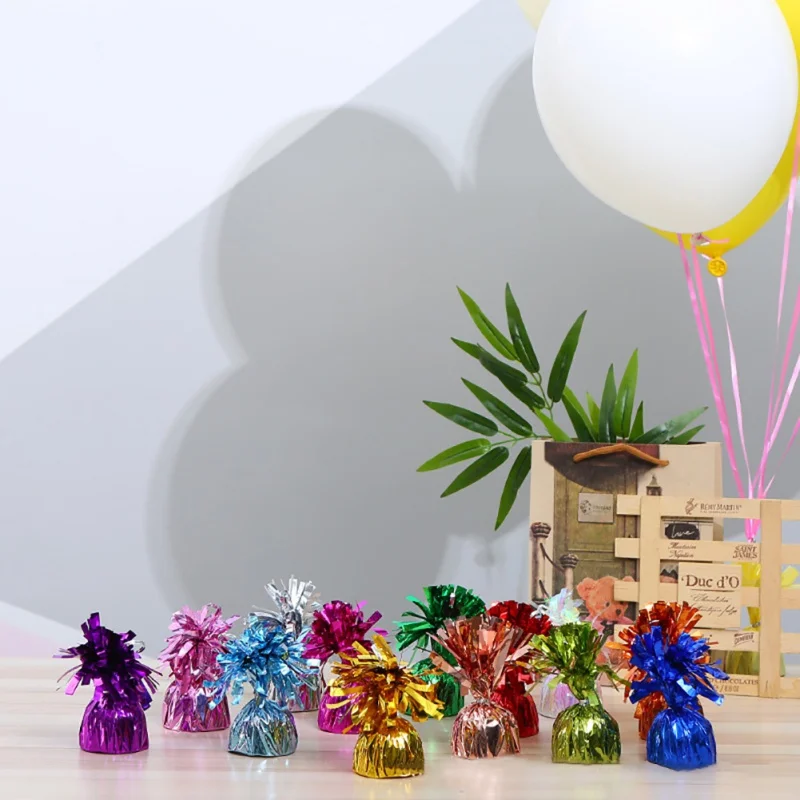 Balloon Weight Bright Color Birthday Anniversary Valentine\'s Day Christmas Wedding Gravity Block Decoration Party Cute Tassel | Спорт и