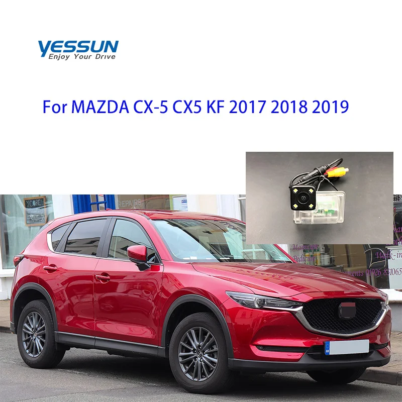 Автомобильная камера заднего вида рыбий глаз для MAZDA CX 5 CX5 KF 2017 2018 2019 оригинальный