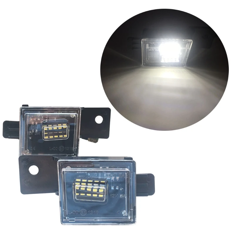 

2 шт. светодиодный номерной знак светильник для номерного знака, лампы для 2014-2018 Chevy Silverado 1500 2500 3500 GMC Сьерра