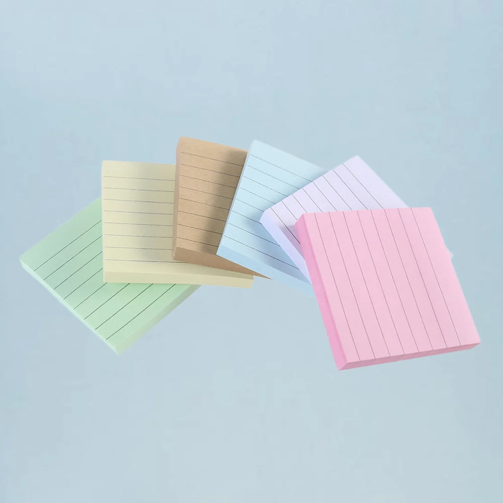

6pcs Mini Note Book Portable Ruled Notepad Small Notebook Note Pads Checklist for School Office Supplies (Random Color)
