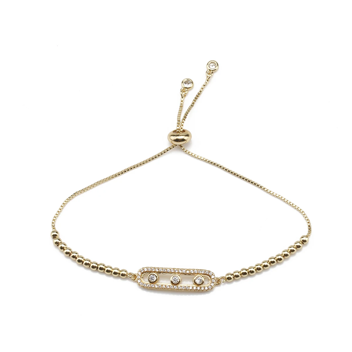 Браслет с кубическим цирконием для мужчин и женщин 5 мм из меди латуни | Украшения