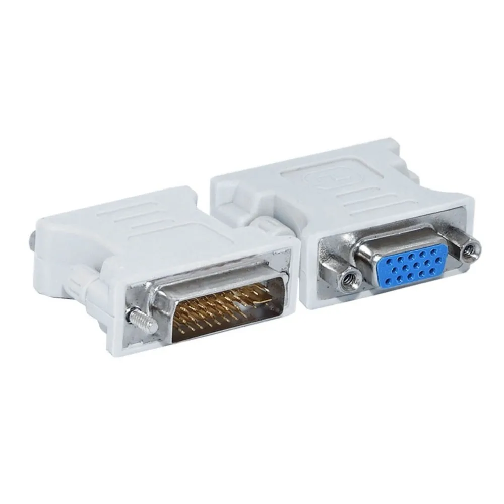 L Форма DVI I to VGA адаптер с возможностью поворота на 90 градусов HDMI 24 + 5 29Pin штекер