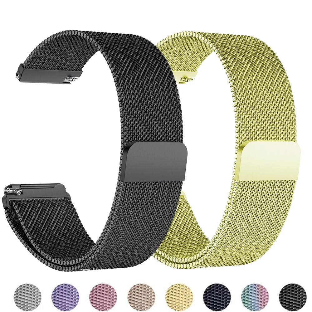 

20/22mm Strap For Samsung Galaxy watch 4 44mm 40mm/3 45mm/Active 2 Huawei GT/2/Pro Gear S3 Galaxy watch 4 Classic 46mm/42mm Band