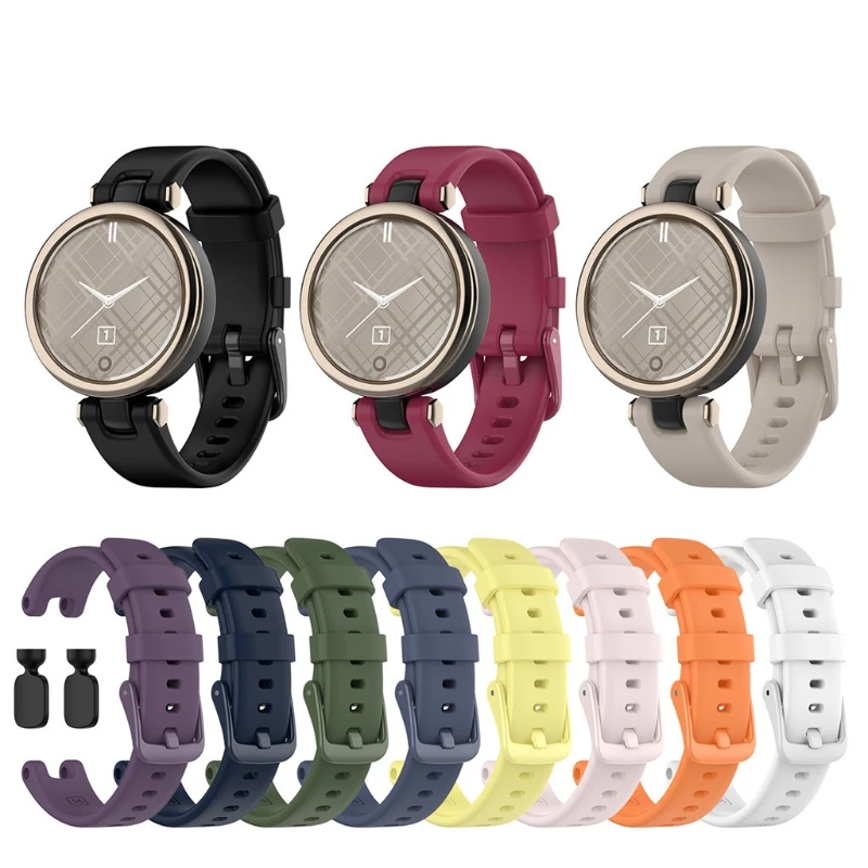 

Smart Watch Band Replacement for -Garmin Lily Sports Bracelet Silicone Wristband