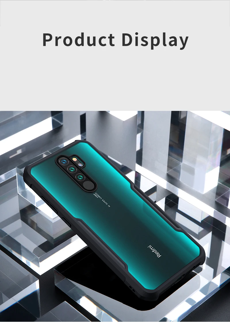 Для Xiaomi Redmi Note 8 Pro Чехол Xundd чехол для телефона Shookproof защитный чехол бампер Beetle защита экрана закаленное стекло