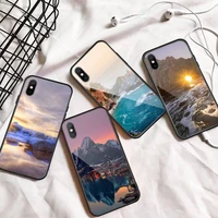 scenic spots and historic sites phone case tempered glass for iphone 6 7 8 plus x xs xr 11 12 13 pro max mini