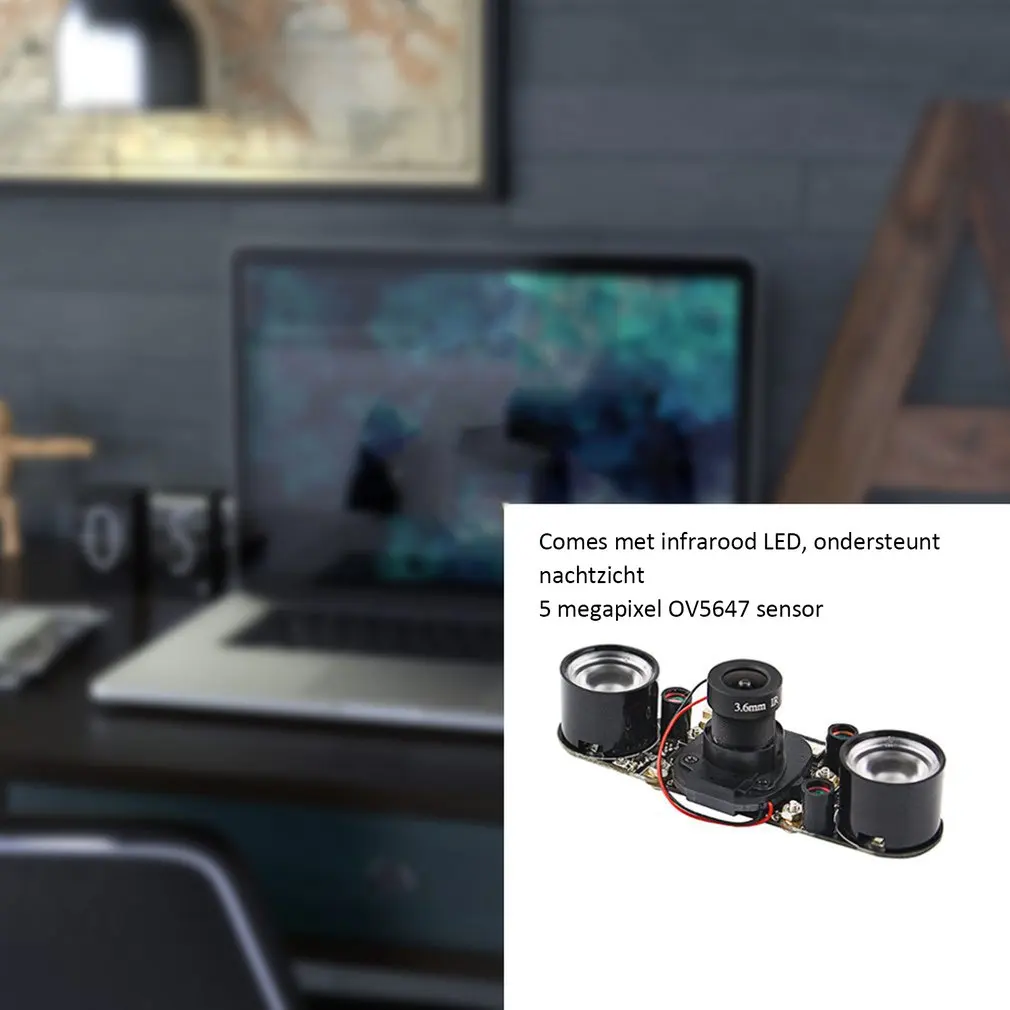 Для Raspberry Pi 3 камера ночного видения рыбий глаз 5MP OV5647 130 градусов Фокусирующая