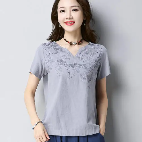 

T Shirt Women Clothes 2020 Blue Fashion Tee Top Fashion Cotton Ladies Tee Shirt