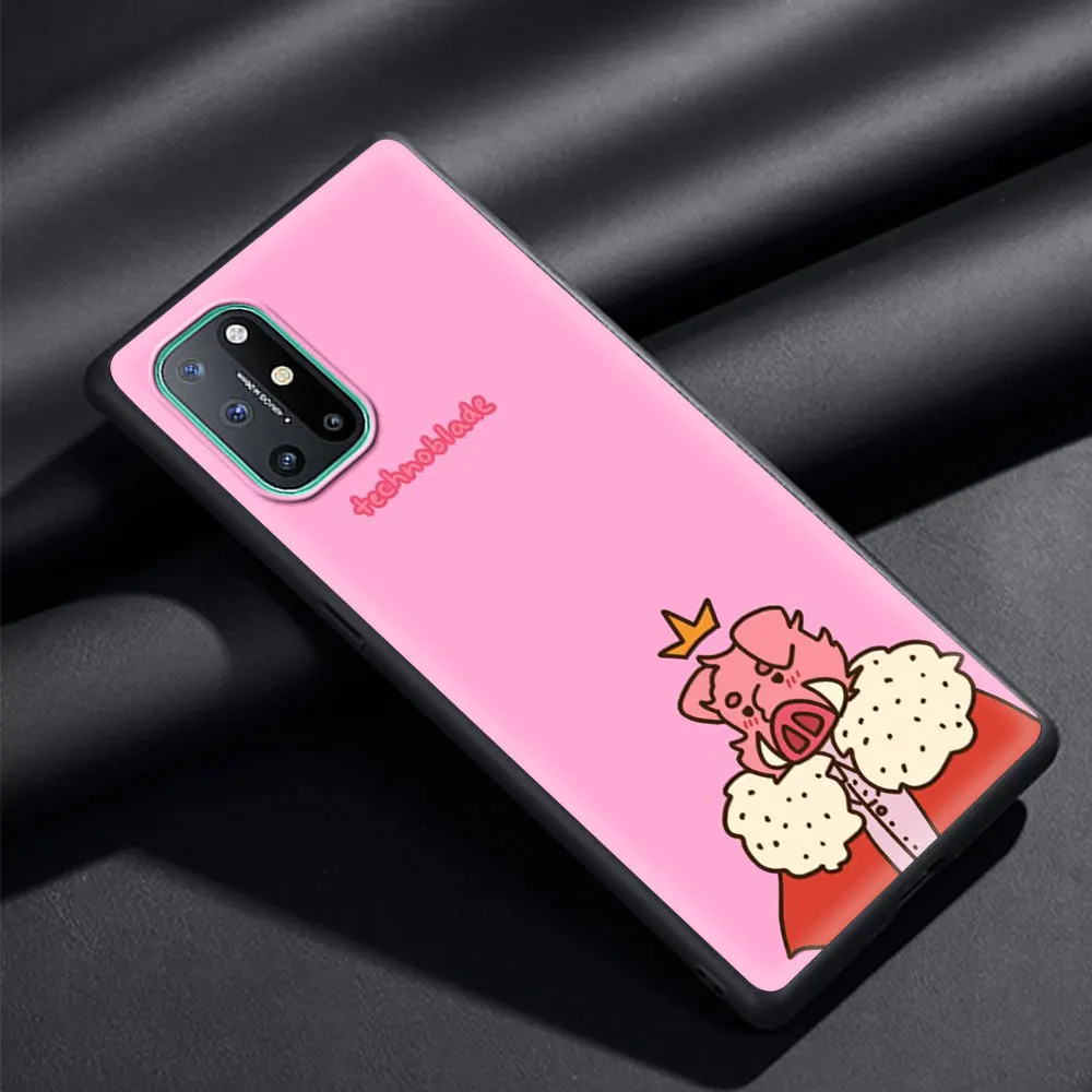 

Dream Smp Anime Luxury Soft Phone Case Cover for OnePlus 9 9R 8T 8 7T 7 Pro Plus 5G Z Silicone Shockproof Coque Shell