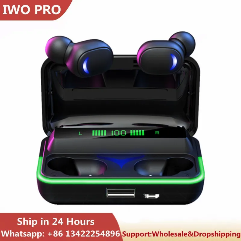 

E10 TWS Wireless Headphone 1200mAh V5.1 Bluetooth HiFi Stereo Earphones Waterproof Earbud With LED Display Wireless Headsets