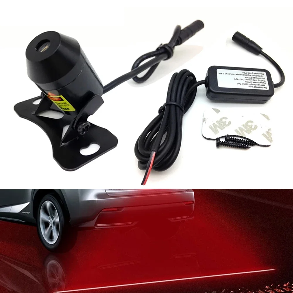 USB Car Starry Sky Atmosphere Light Auto Anti Collision Rear-end Laser Tail Fog Brake Parking Lamp Stop Rearing Warning Li | Автомобили и