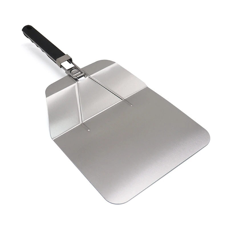 

Pizza Crust Extra Large Pizza Paddle Stainless Steel with Folding Handle