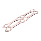 Уплотнитель выхлопной прокладки для медного коллектора SBC 2 шт. для Chevy SB 327 305 350 383 Комплект прокладок для выпускного коллектора