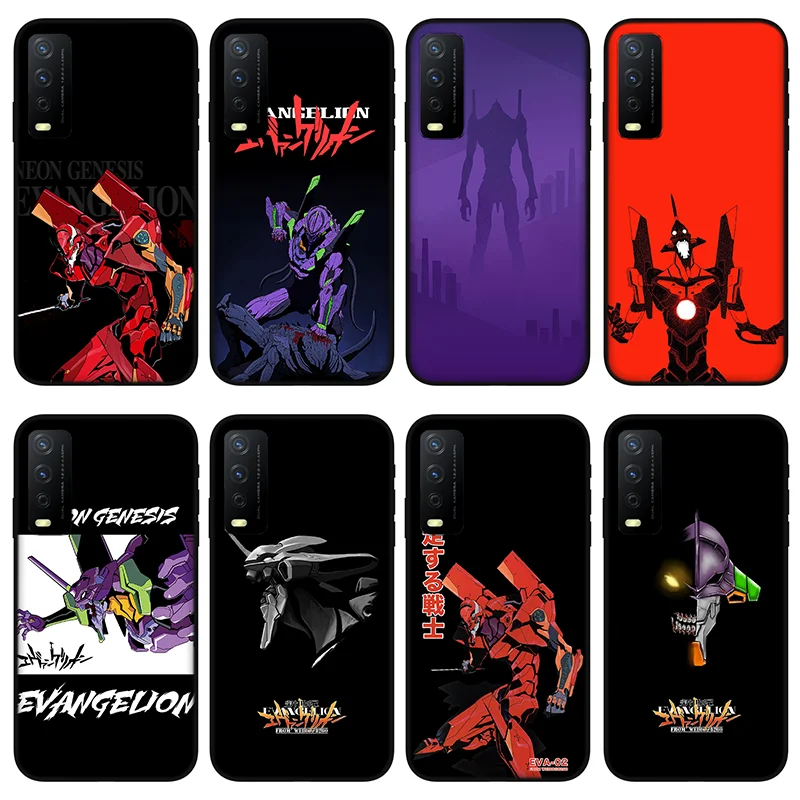 

Чехол NEON GENESIS EVA из черного силикона для vivo y20 y30 y50 y53 y52 y31 y53 Y18 Y19 Y15 Y12 Y51 Y85 Y97 Y70s Y12 Y11