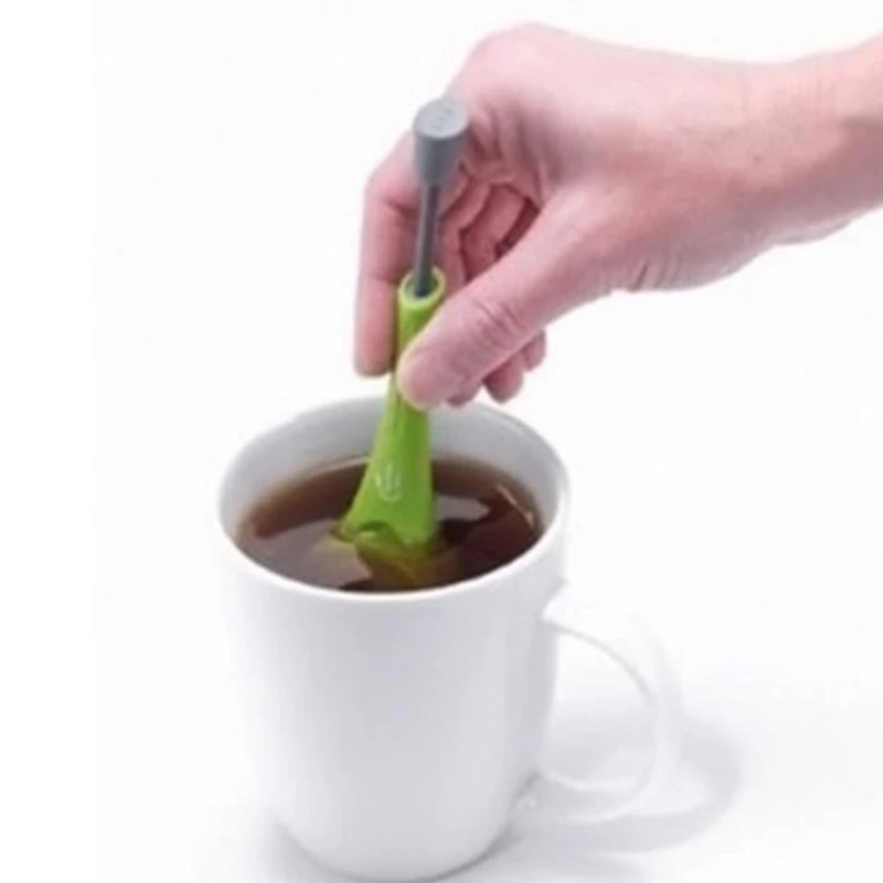 Healthy Flavor Total Tea Infuser Gadget Measure Swirl Steep Stir and Press Food Grade PlasticTea&ampCoffee Strainer Party Decor | Дом и сад