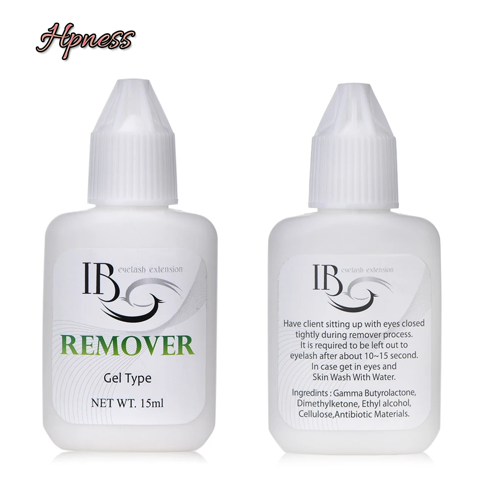 15ml Professional Wholesale Korea Ibeauty IB Clear Glue Gel Remover Makeup Tools Eyelash Extensions False Eyelash Glue Remover