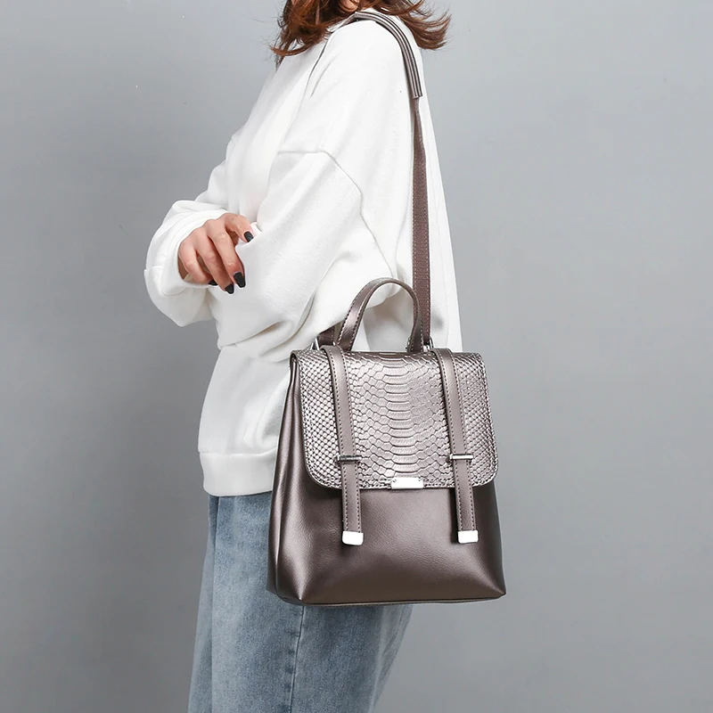 Модный женский рюкзак школьные принадлежности из искусственной кожи