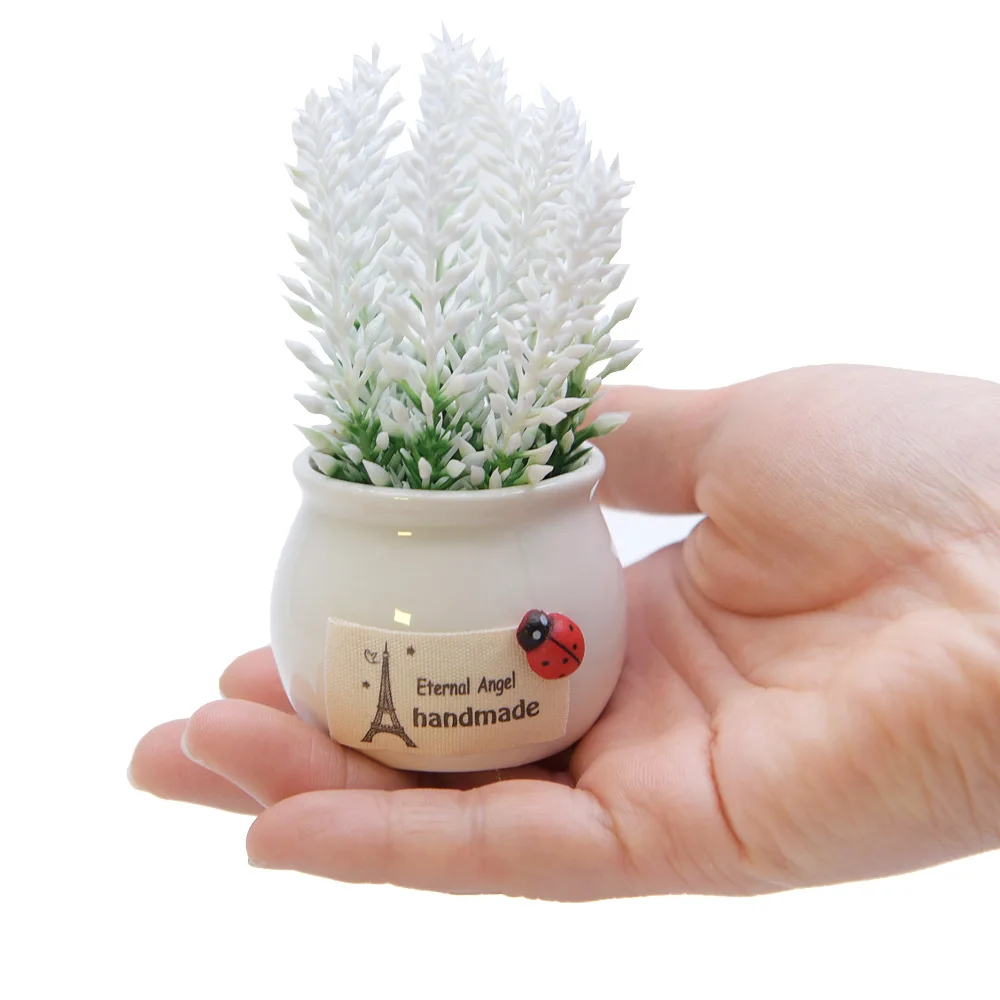 Лавандовый искусственный цветок офисное украшение креативные мелкие предметы