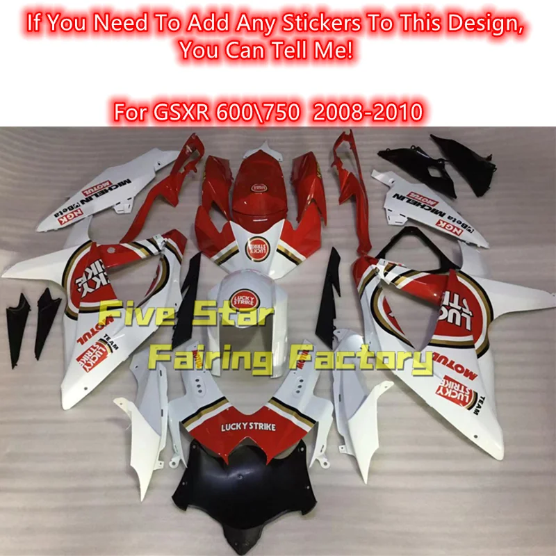 

Комплект обтекателей для Мотоцикла Suzuki GSXR 600 750 2008 2009 GSXR600 GSXR750 K8 литьевая пресс-форма для кузова счастливые серпы новая оболочка