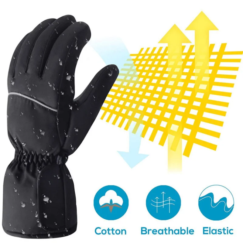 

Electric Rechargeable Heated Gloves Touchscreen Gloves for Women and Men