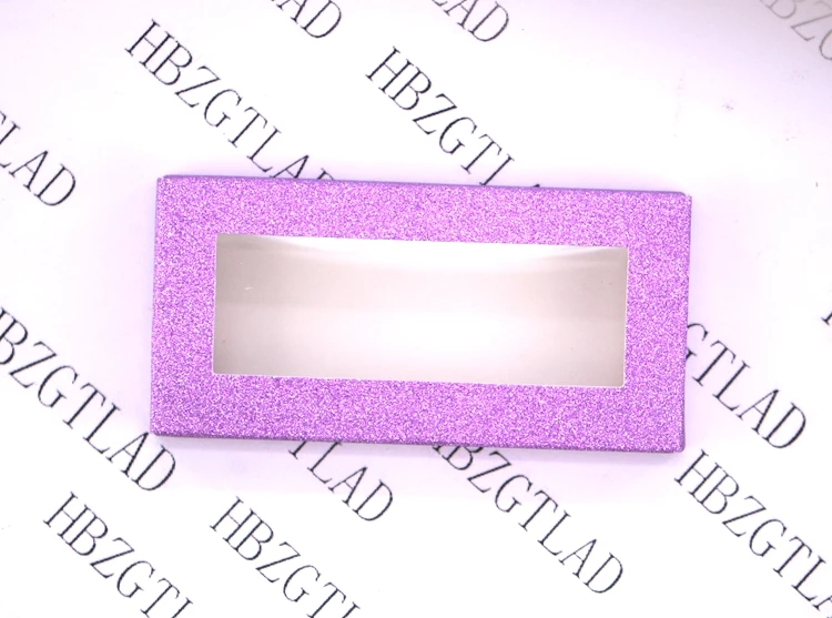 no tray light purple 10 компл./лот упаковочная коробка для ресниц пустой ресницы посылка многоцветный бумажная коробка белый фарфоровый поднос с фокусным расстоянием 25 мм ресницы DIY светодиодной вспышкой упаковочная коробка - Цвет: no tray light purple
