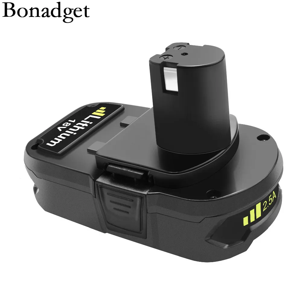 Bonadget 18V 3000 мА/ч P107 Батарея Замена для Ryobi P104 P105 P102 P103 аккумуляторная литий-ионный