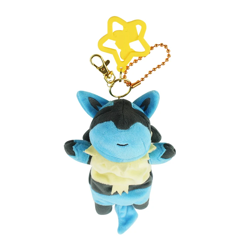 style B 15-17 см Eevee плюшевый Bulbasaur Charmander Piplup Squirtle Eevee Mew Мягкие животные Маленькая подвеска мягкие игрушки Детский подарок - Цвет: style B