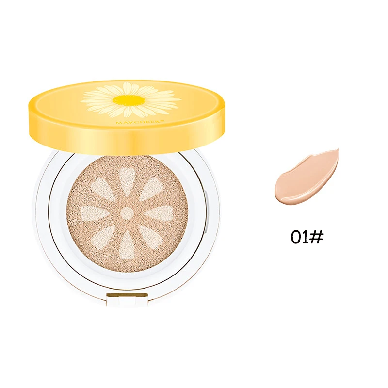 MAYCHEER Brand Chamomile Air Cushion BB &amp CC Cream Makeup Face Base Liquid Foundation Make Up Concealer Whitening Cosmetic |