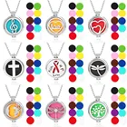 Ароматерапия подвеска диффузор Крест Любовь Примечание Стрекоза духи медальон ожерелье Эфирное Масло Диффузоры ожерелья