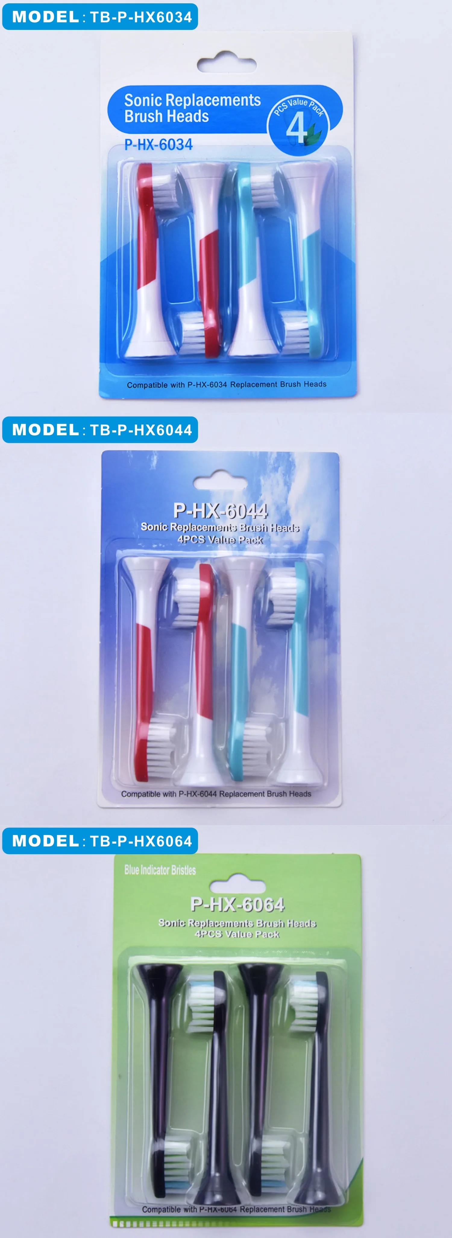 4 шт./лот HX6064 Вибрирующая зубная щетка Сменная головка для Philips Sonicare proresyota Xiaomi HX6013