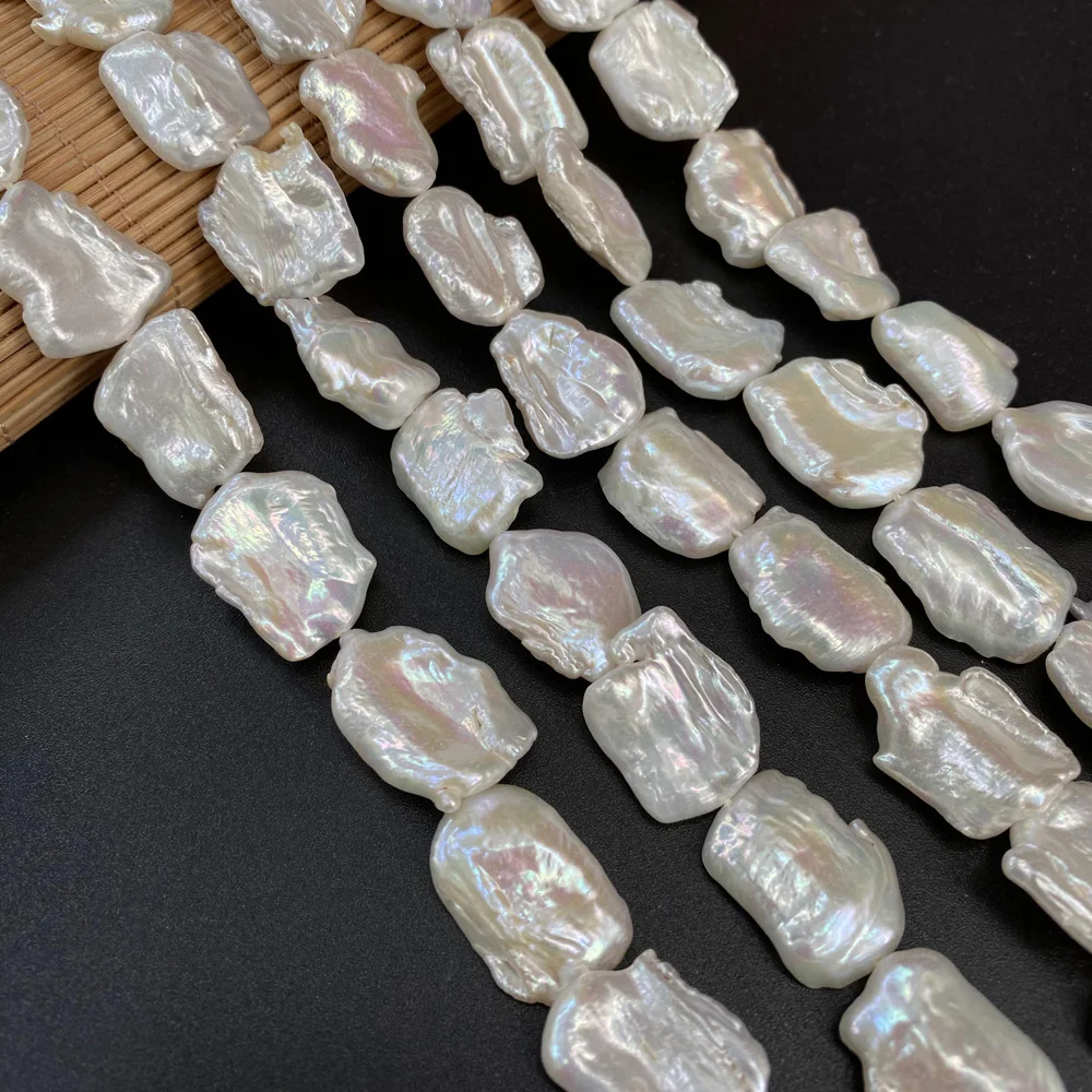 

The Whole String Of Natural Freshwater Pearls 36cm Inside Square DIY For Making Bracelets Necklaces And Other Accessories