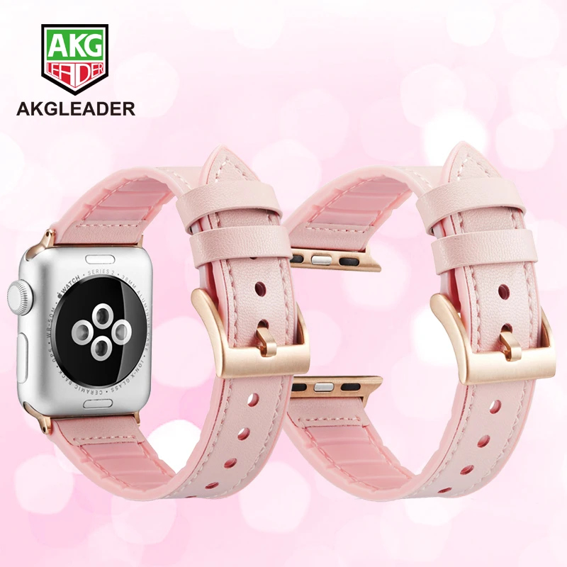 Ремешок для часов Apple Watch Series 5 4 3 мягкий резиновый кожаный браслет 2 40/44 мм |